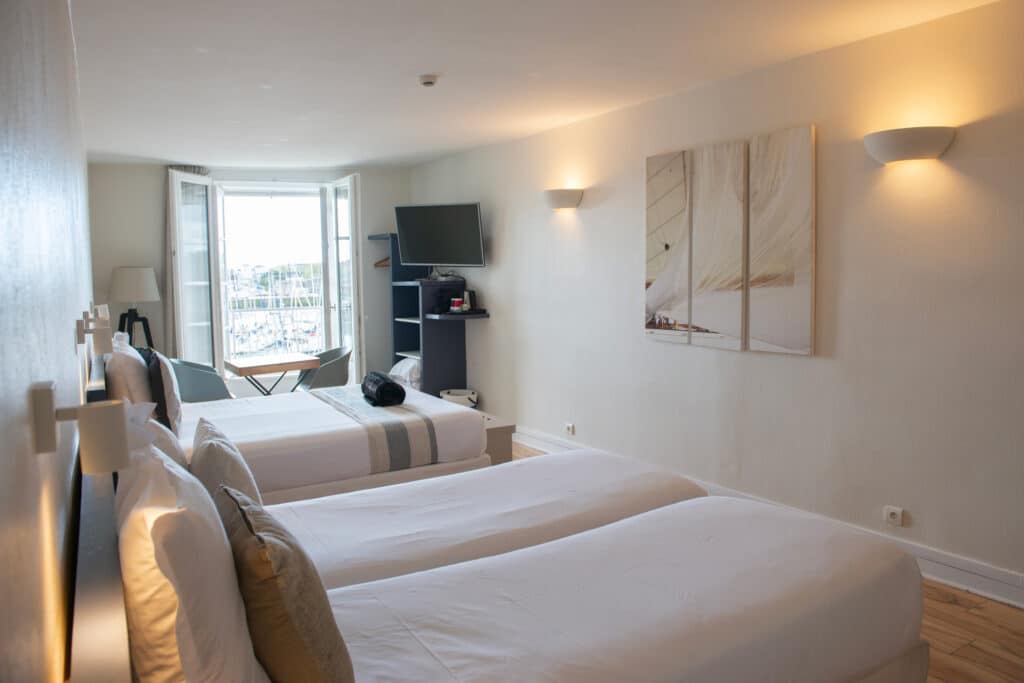 Chambre Familiale, 3 - 4 personnes, Vue Port