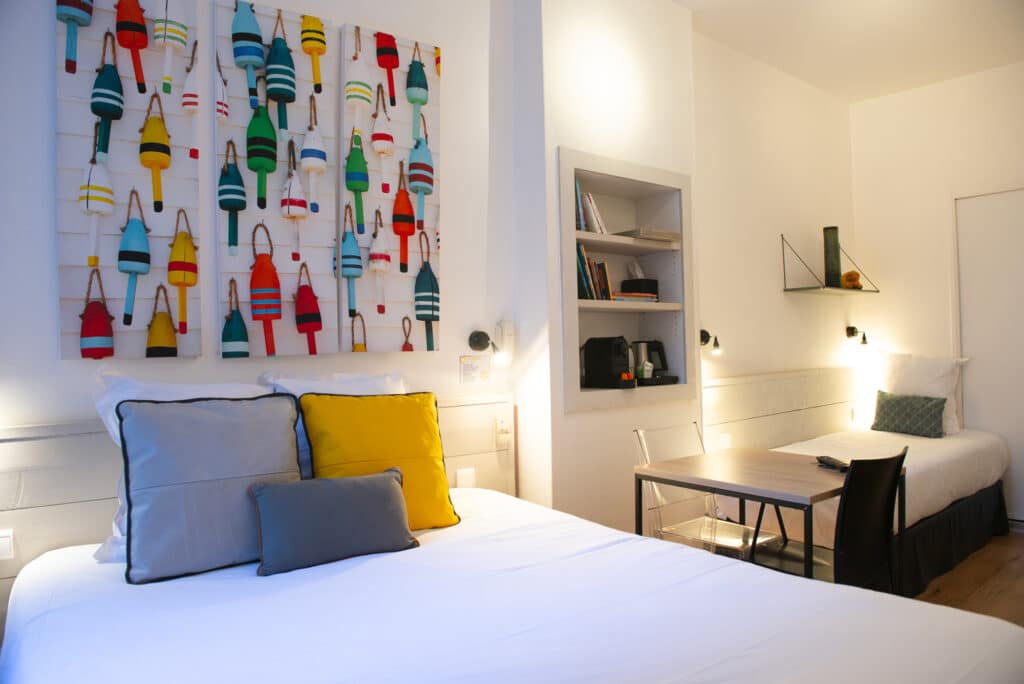 Chambre familiale, coté cour, 3 - 4 personnes