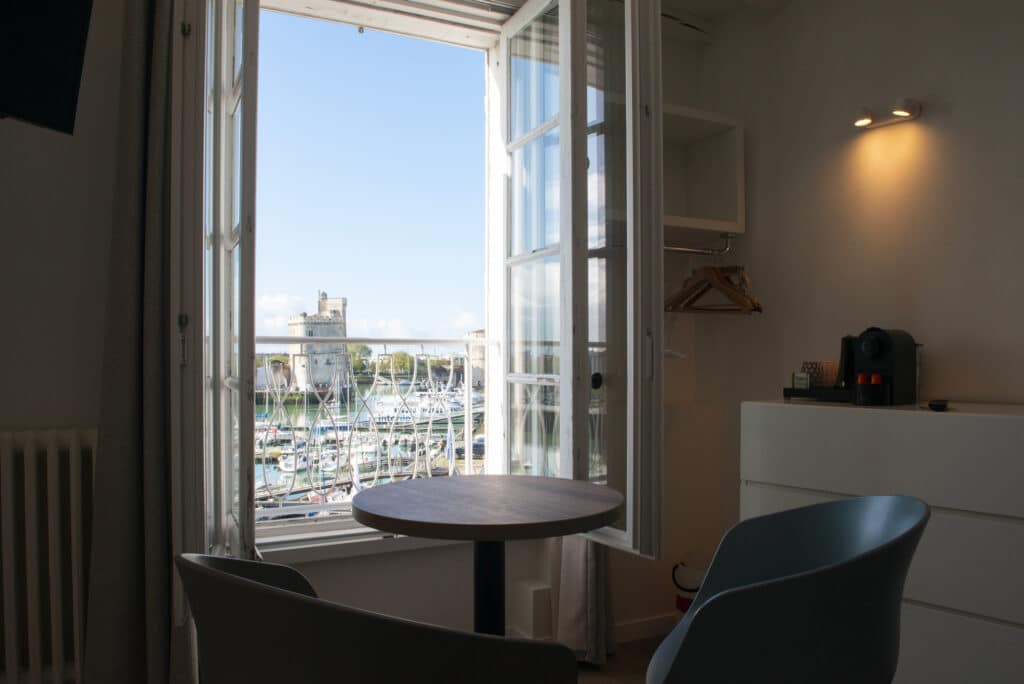 Chambre double vue port