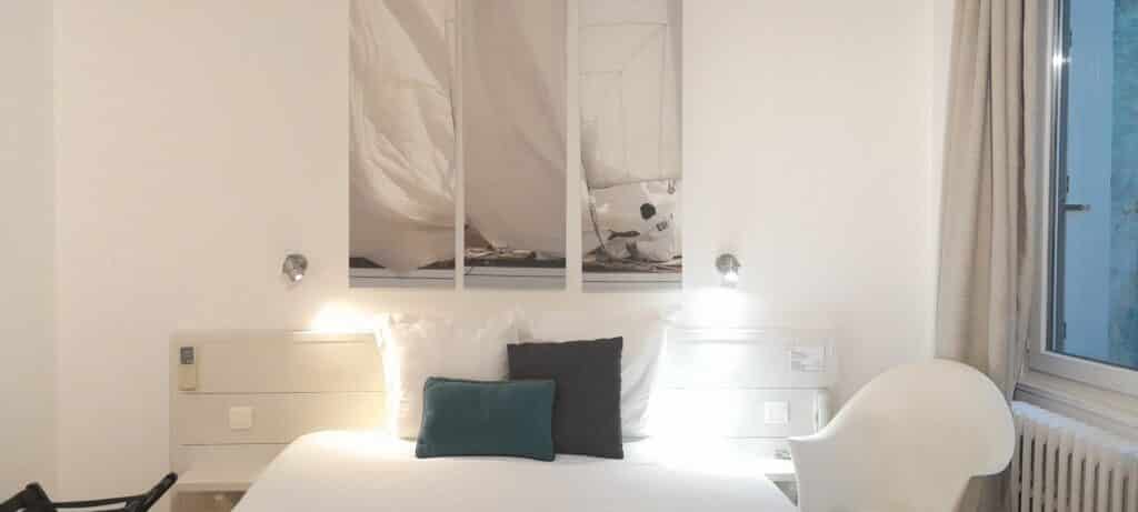 Chambre double coté cour