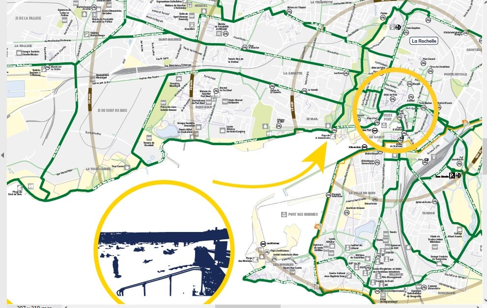 Plan de La Rochelle
